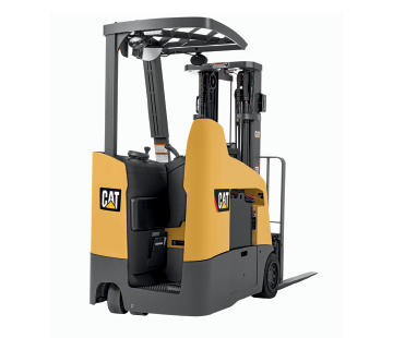 Electric stand up forklifts